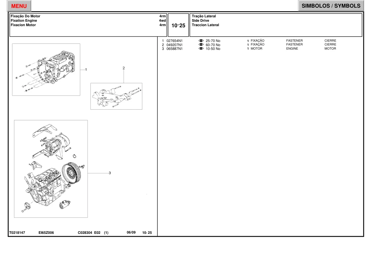 Massey Ferguson MF 283 tractor Parts Manual preview page 4
