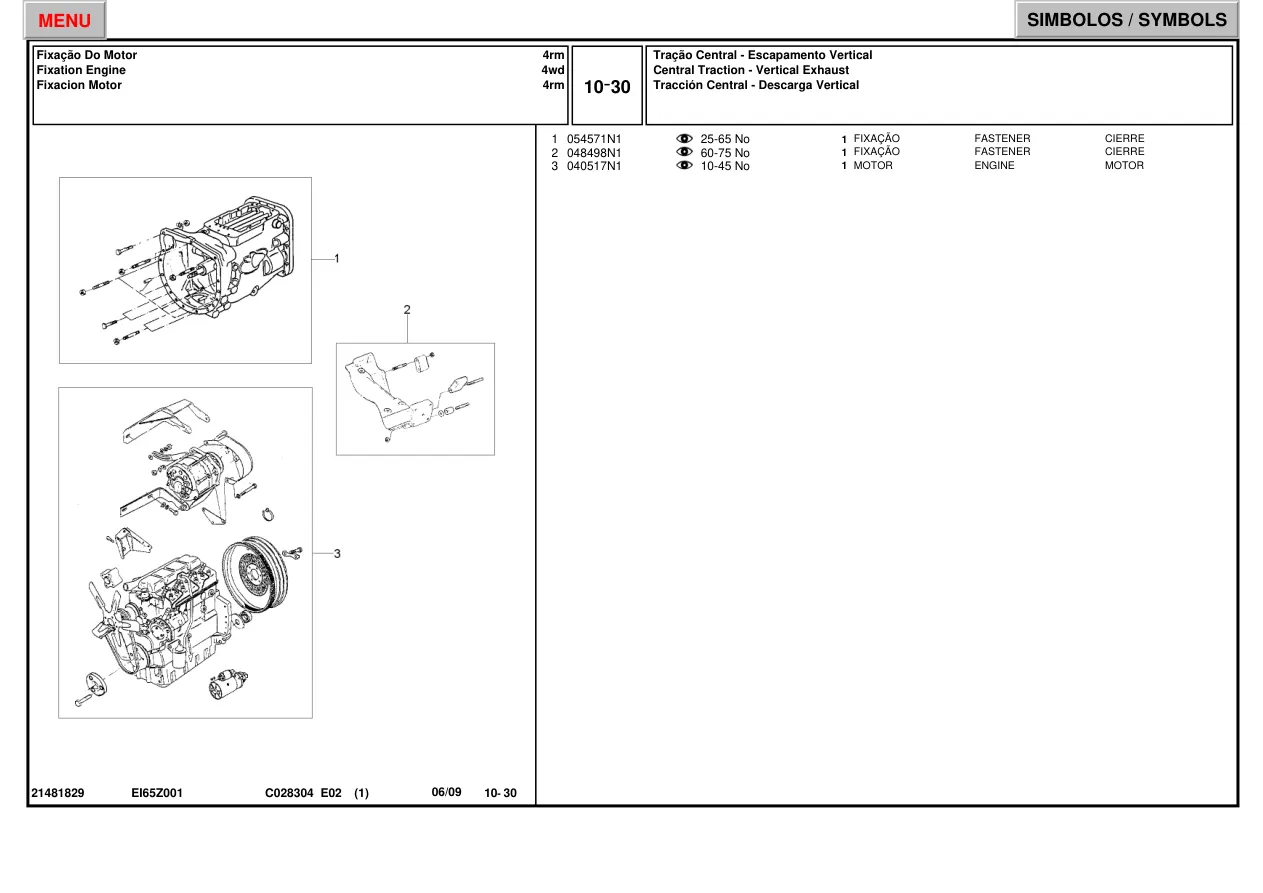Massey Ferguson MF 283 tractor Parts Manual preview page 5
