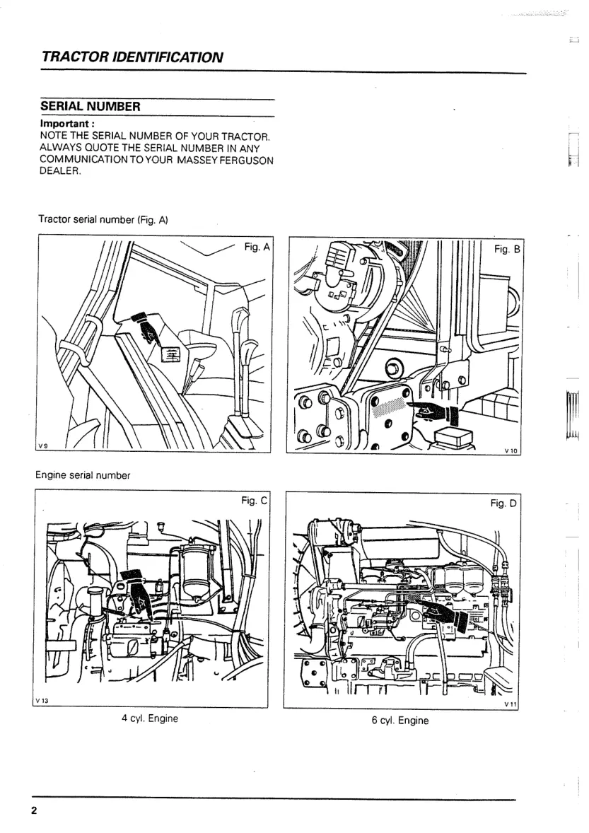 Massey Ferguson MF 3000-3100 Tractor Operator's Manual preview page 2