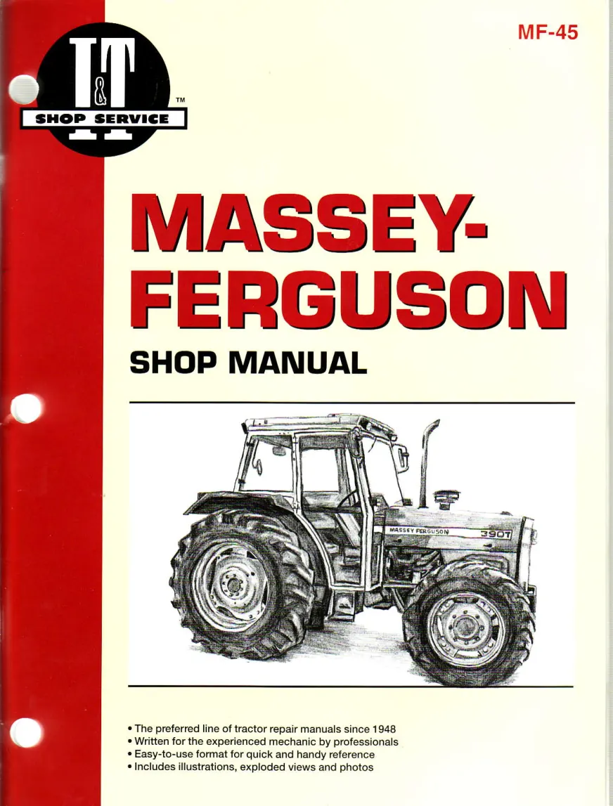 Massey Ferguson MF 375 Tractor Service & Repair Manual preview page 1