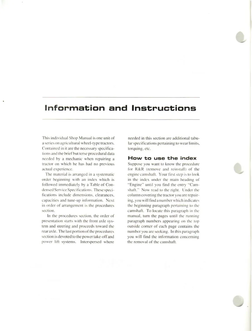 Massey Ferguson MF 375 Tractor Service & Repair Manual preview page 3