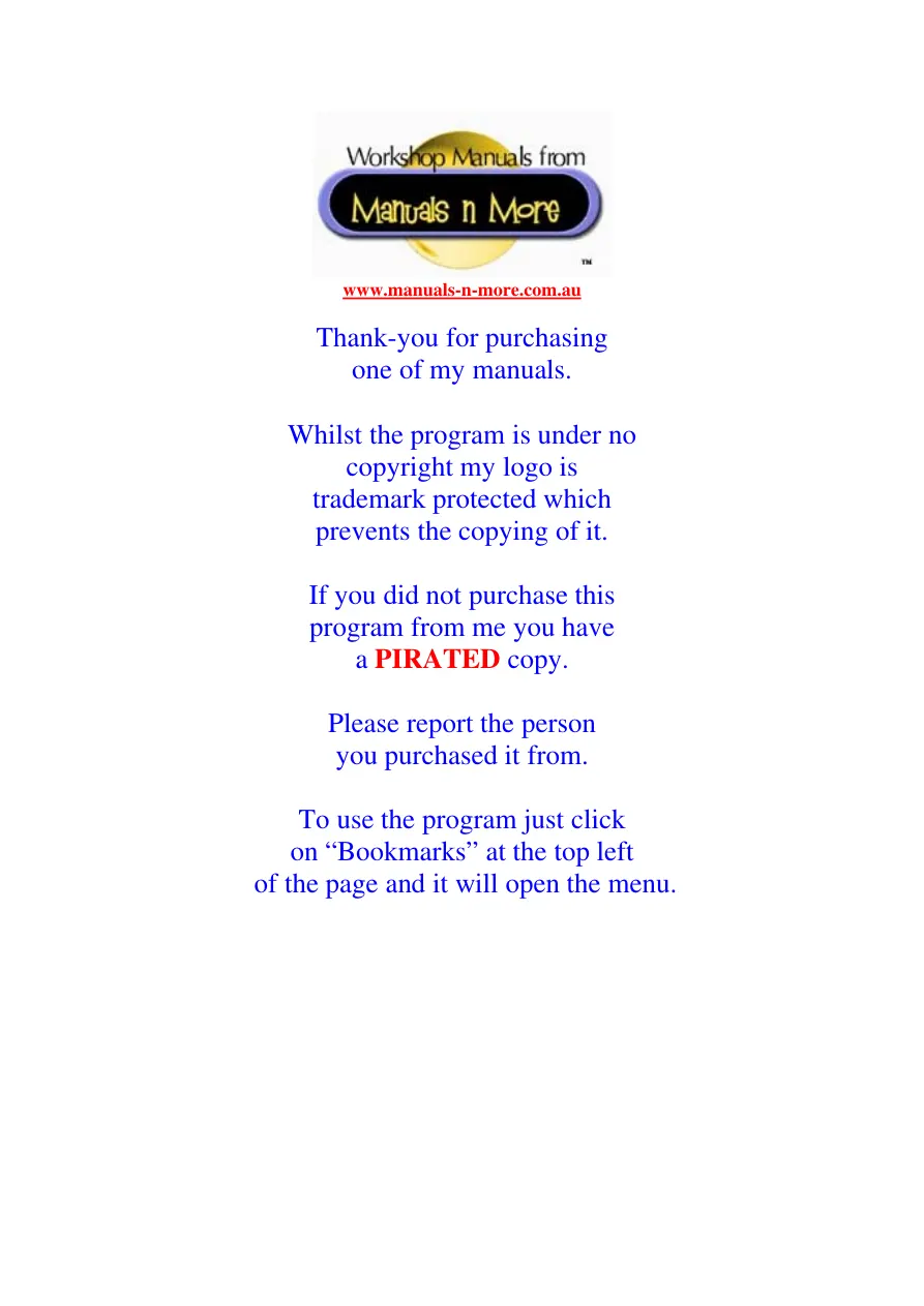 Massey Ferguson MF 435 Tractor Service & Repair Manual preview page 1