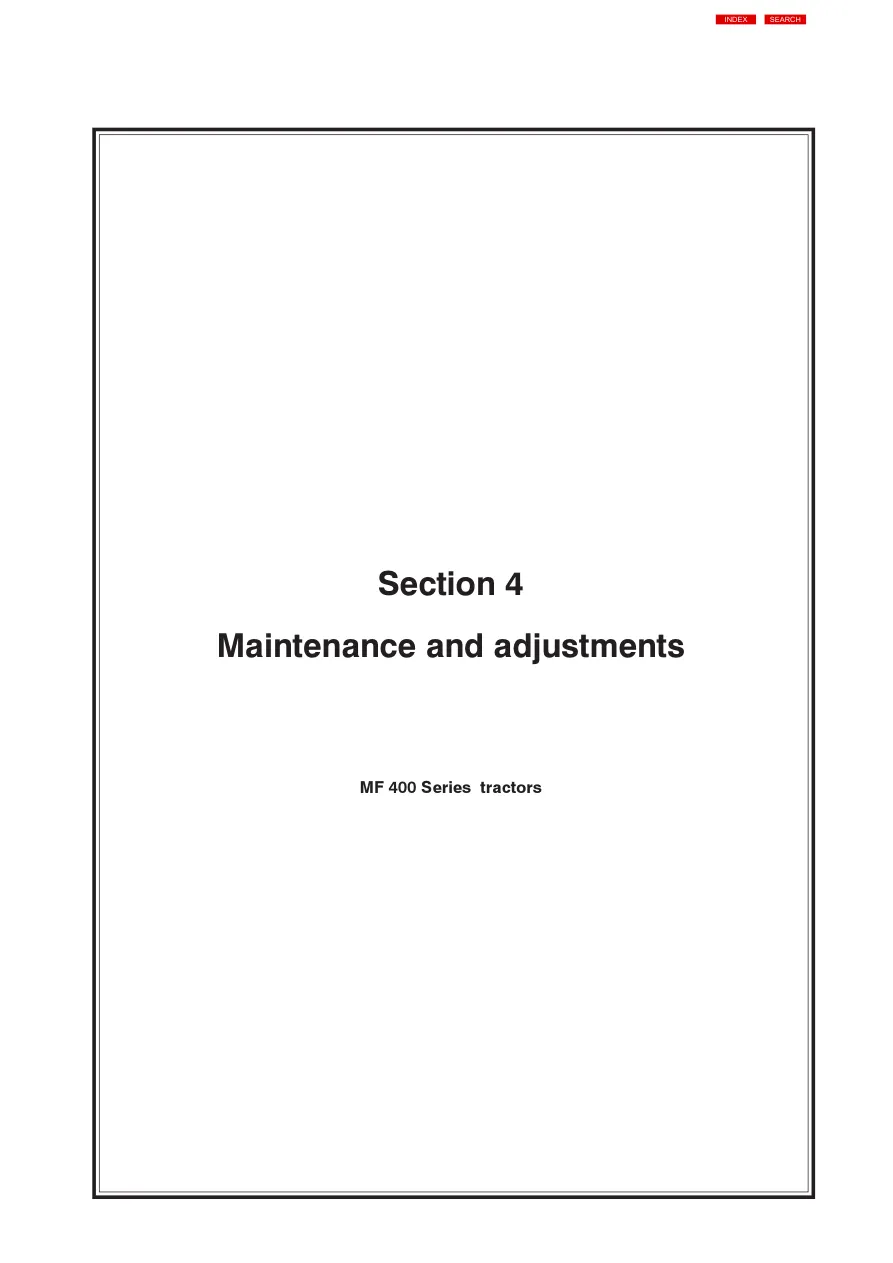 Massey Ferguson MF 435 Tractor Service & Repair Manual preview page 2