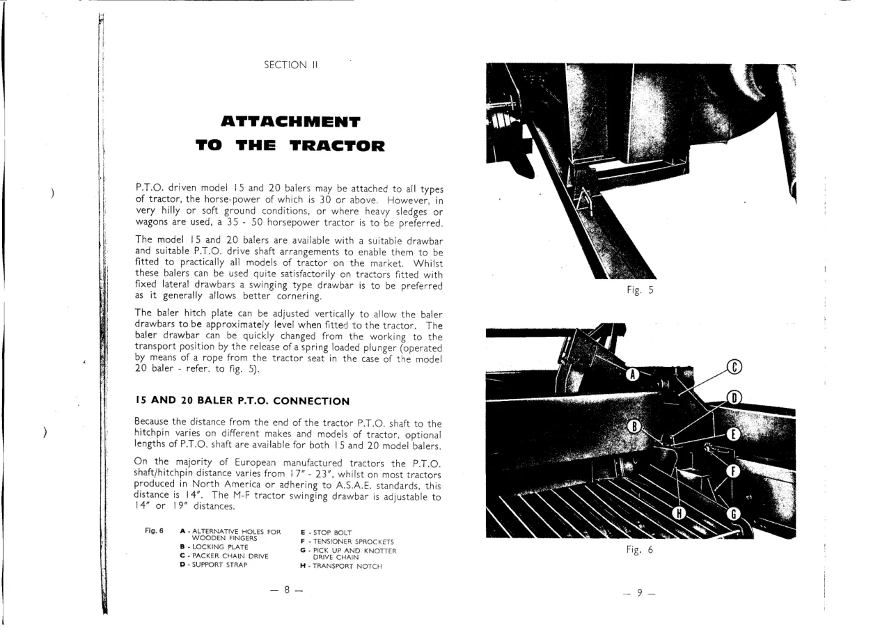 Massey Ferguson MF20 Baler Operating Parts Manual preview page 4