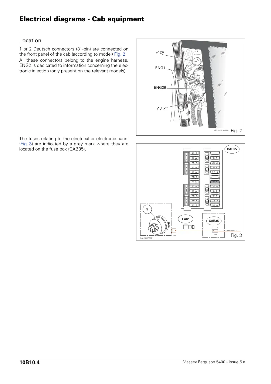 Massey Ferguson MF5400 Series Tractor Service & Repair Manual preview page 6