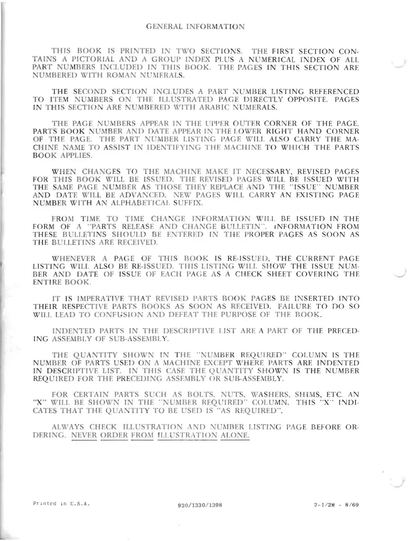 Massey Ferguson Straw Chopper 510 & 410 300 205 SP 405PT CombineS Parts Manual preview page 2