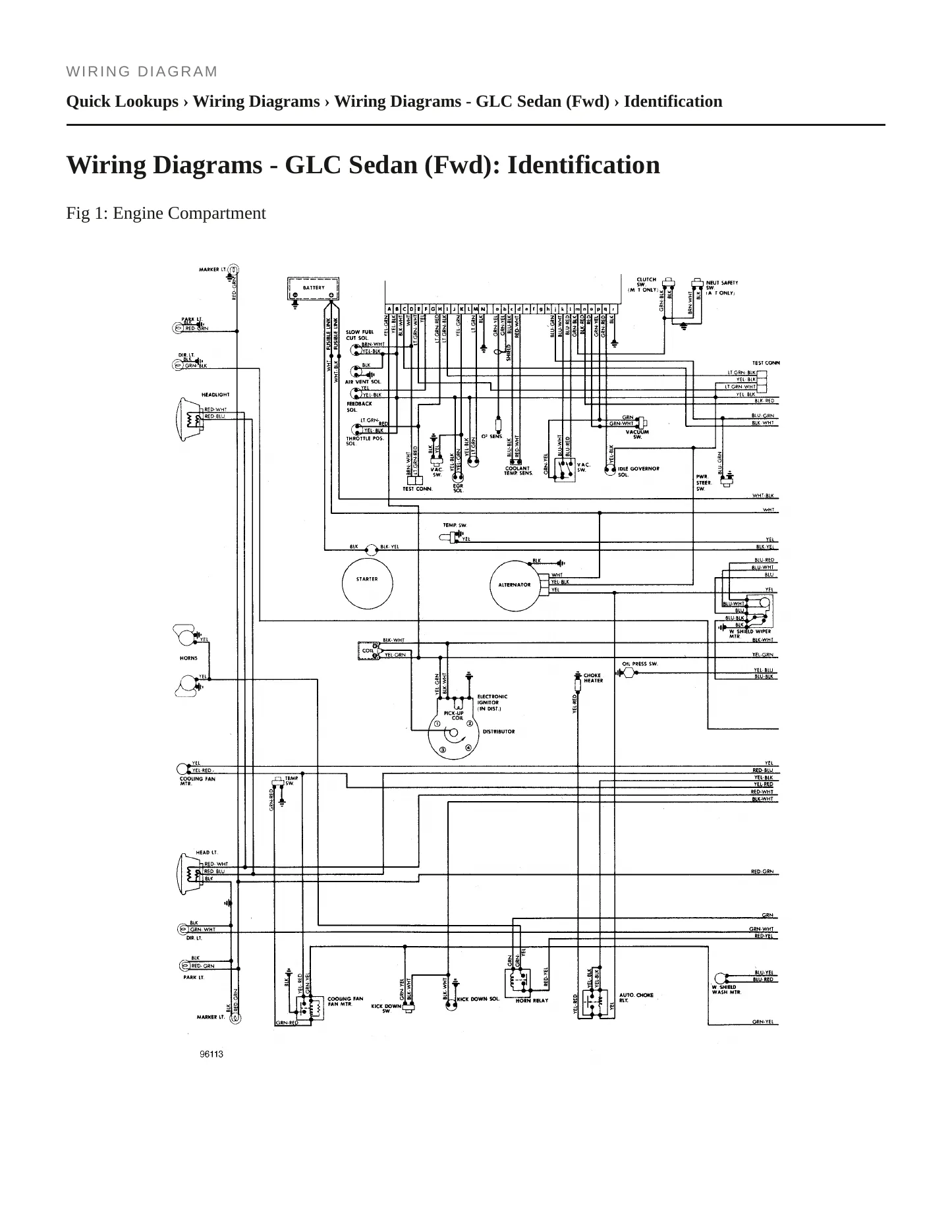 1983 Mazda GLC Service and Repair Manual preview page 4