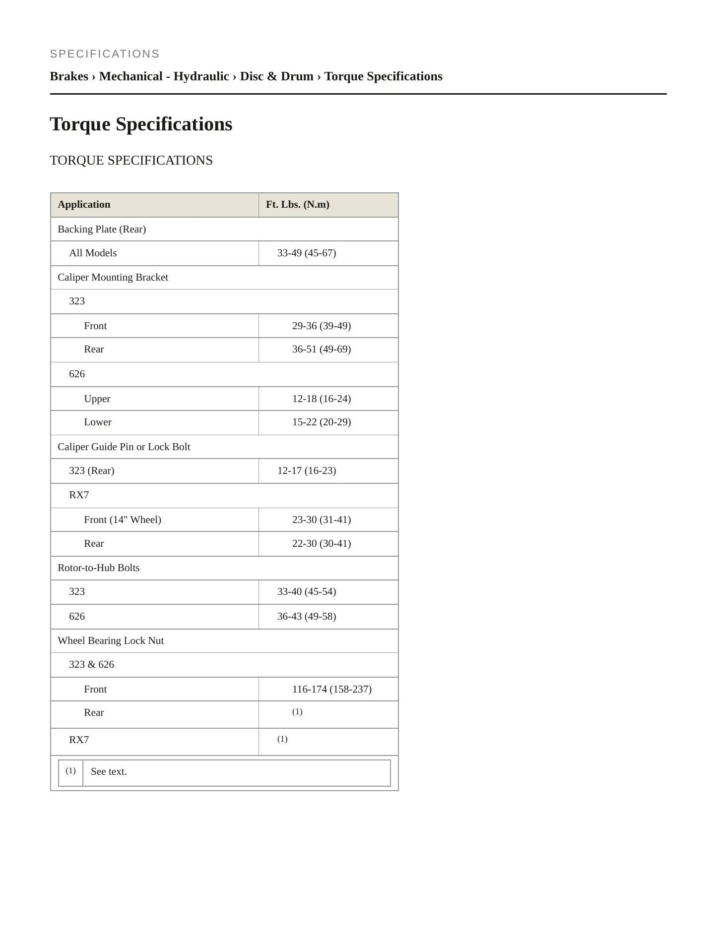 1986 Mazda 323 Service and Repair Manual preview page 2