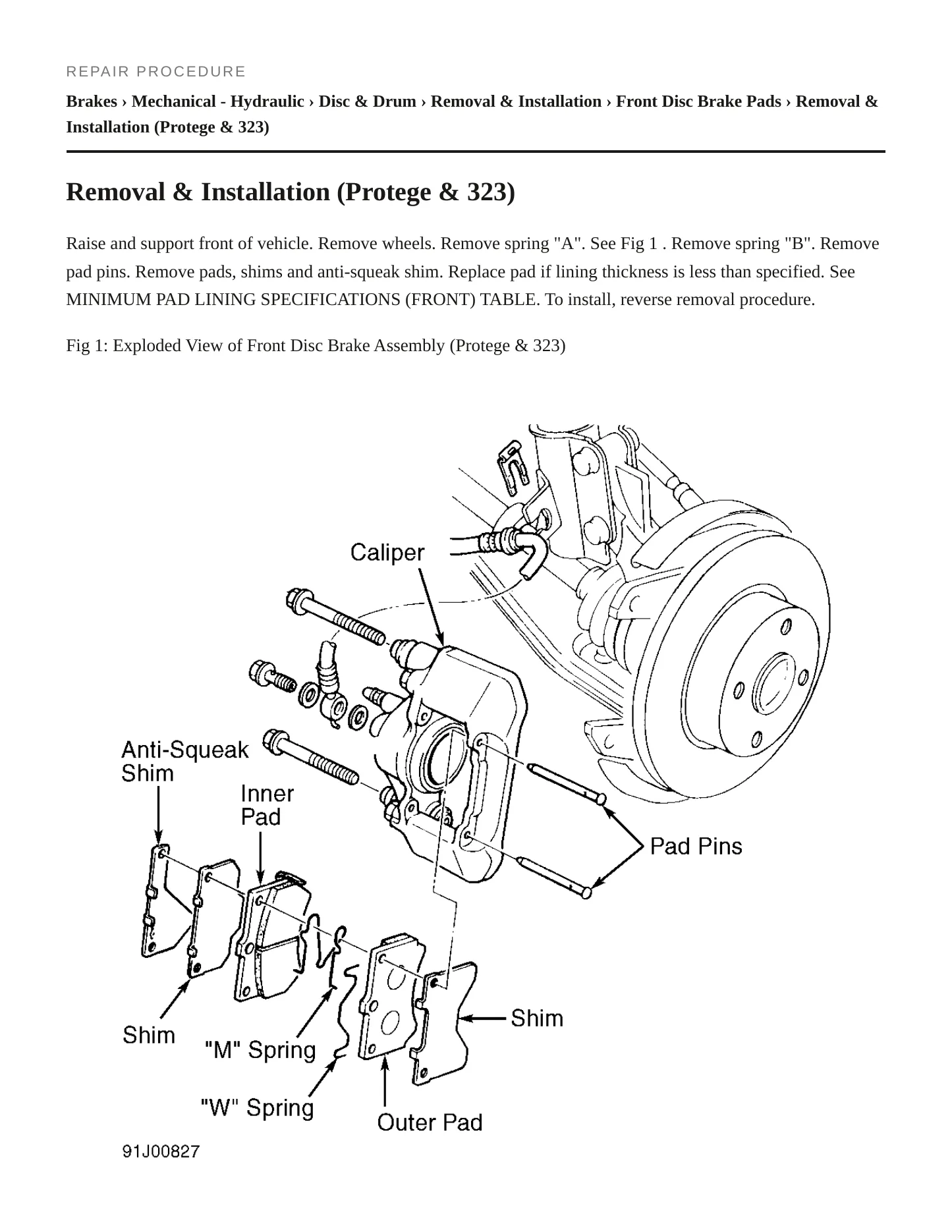 1991 Mazda 929 Service and Repair Manual preview page 3