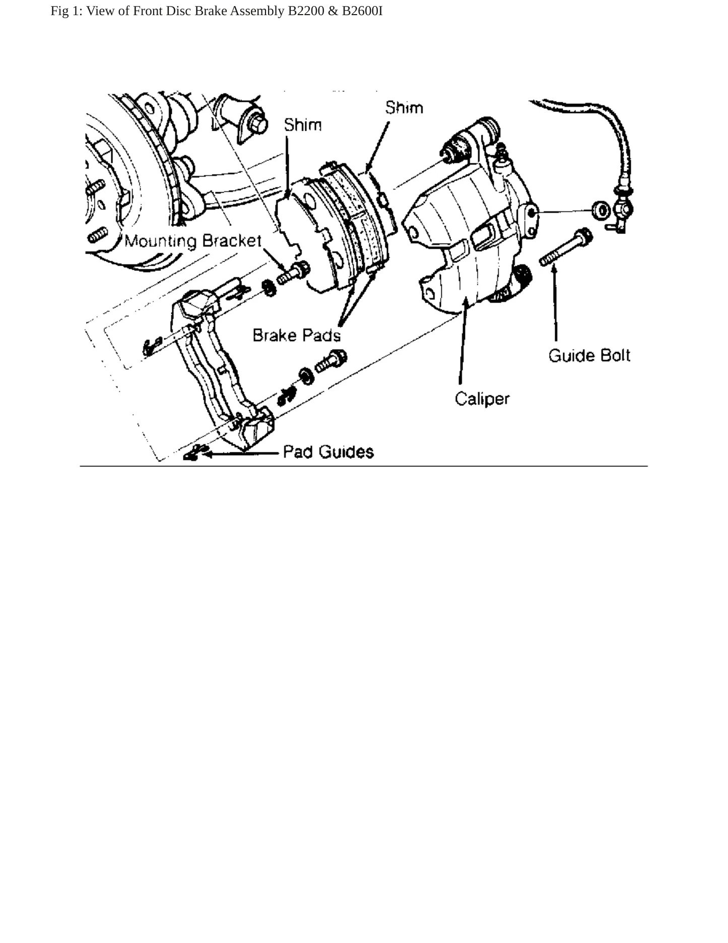 1991 Mazda B2600 Service and Repair Manual preview page 4