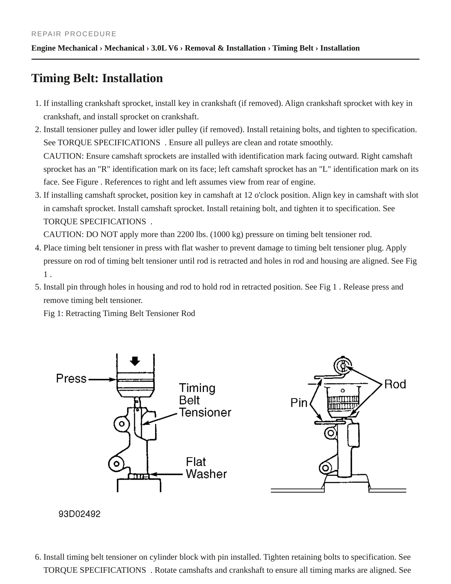 1993 Mazda MPV Service and Repair Manual preview page 3