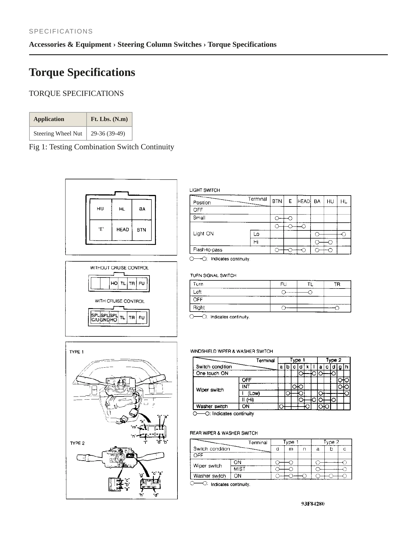 1993 Mazda Protege Service and Repair Manual preview page 2