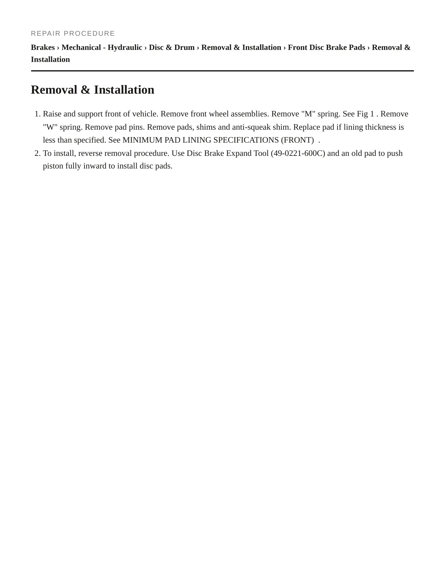 1995 Mazda MX-3 Service and Repair Manual preview page 4