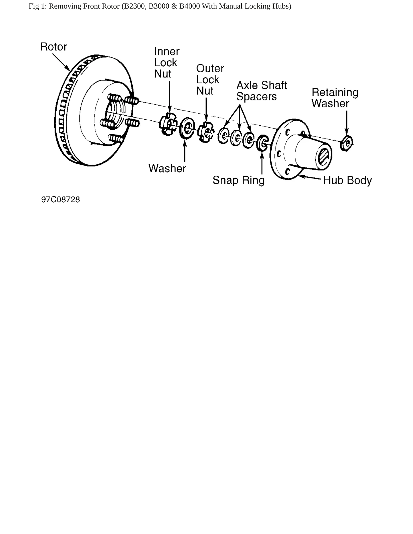 1996 Mazda B2300 Service and Repair Manual preview page 6