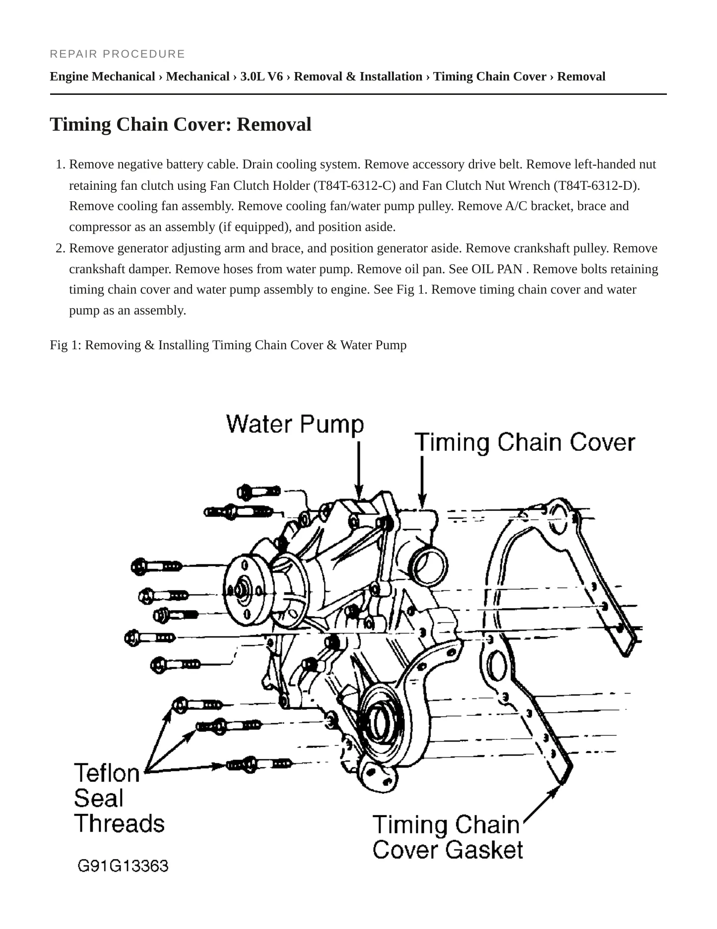 2000 Mazda B3000 Service and Repair Manual preview page 5