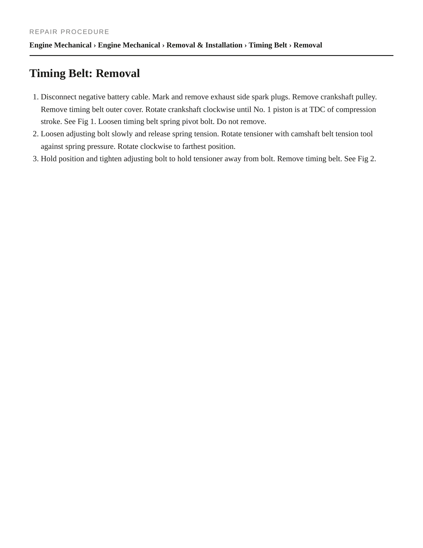 2001 Mazda B2500 Service and Repair Manual preview page 5