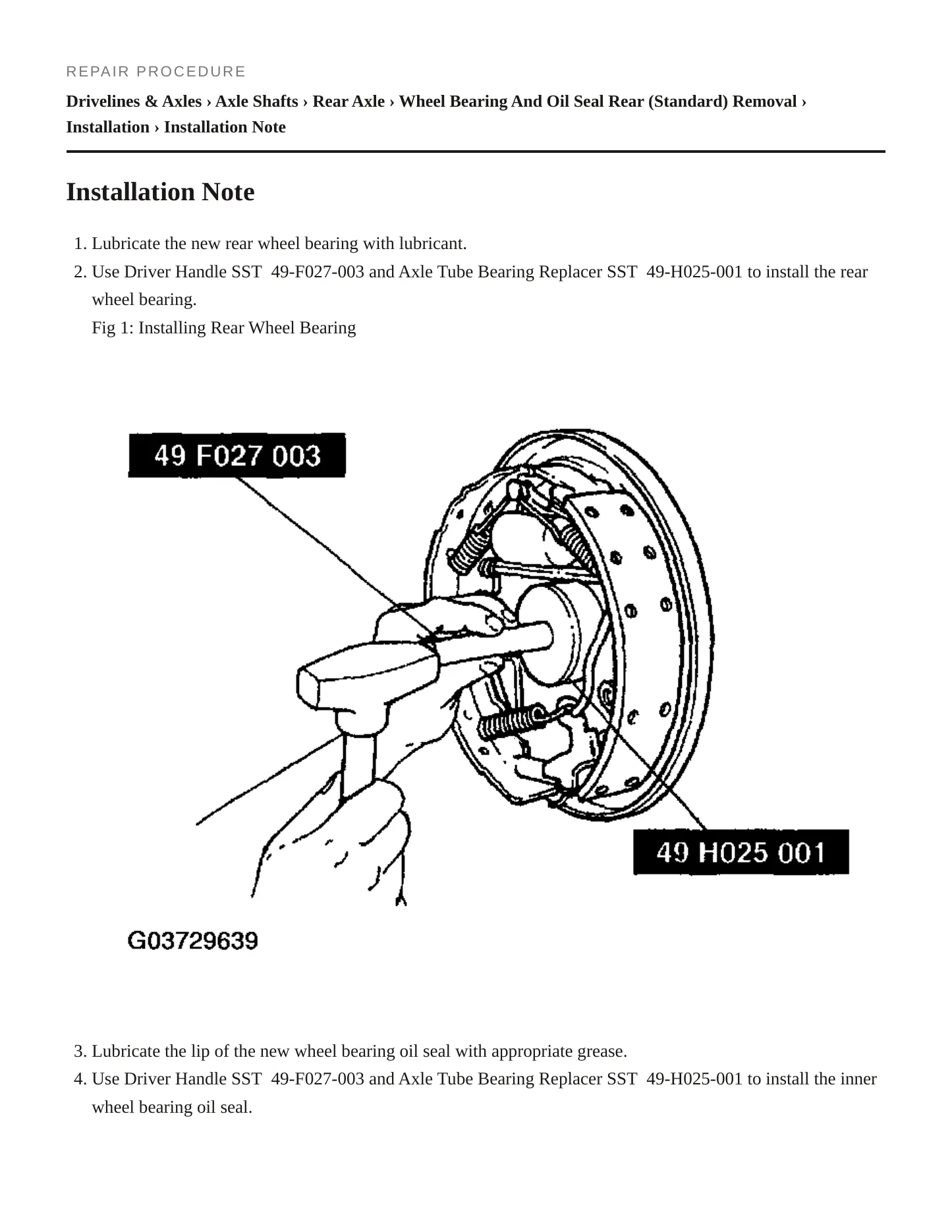 2005 Mazda B3000 Service and Repair Manual preview page 5