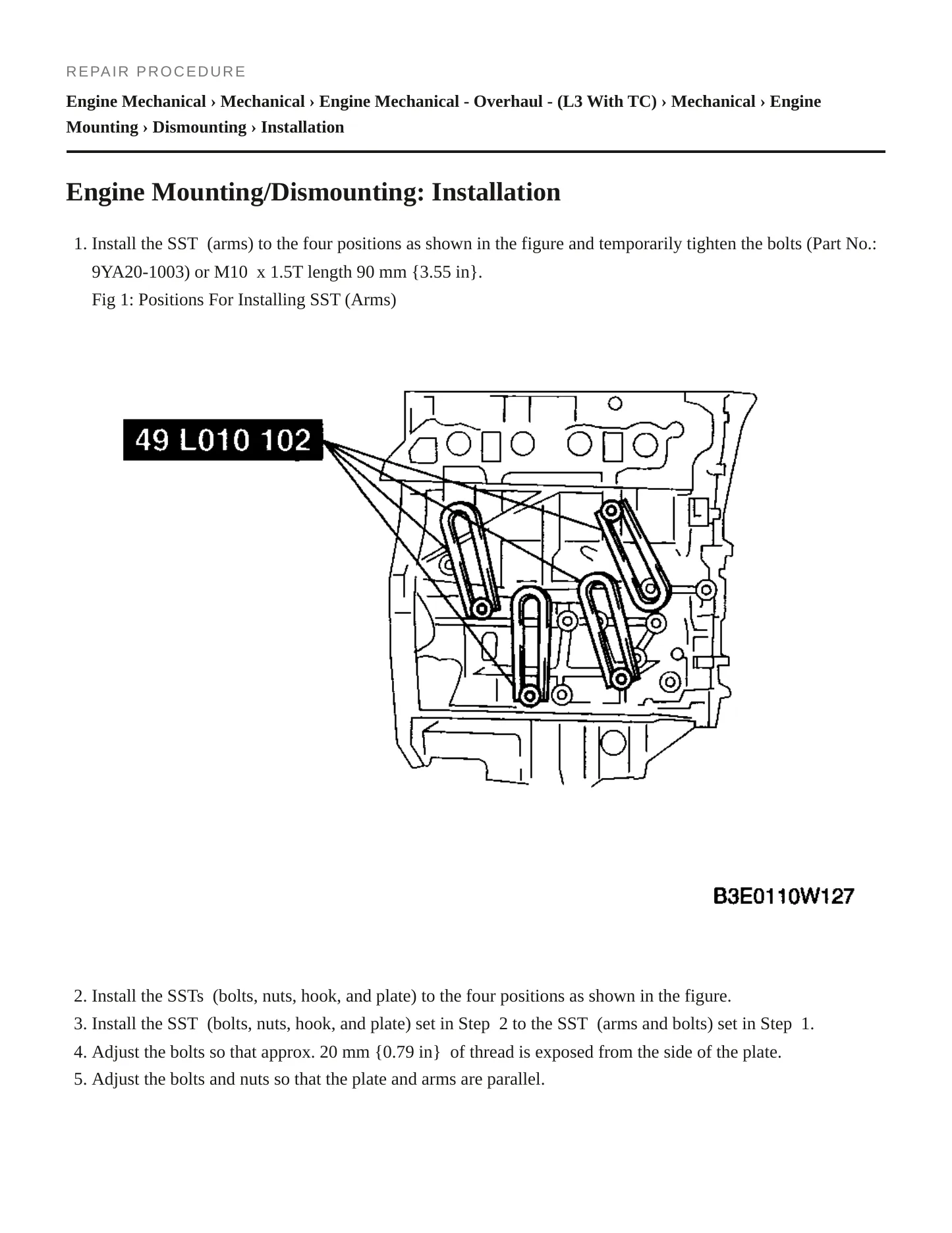2008 Mazda CX-7 service manual page 4