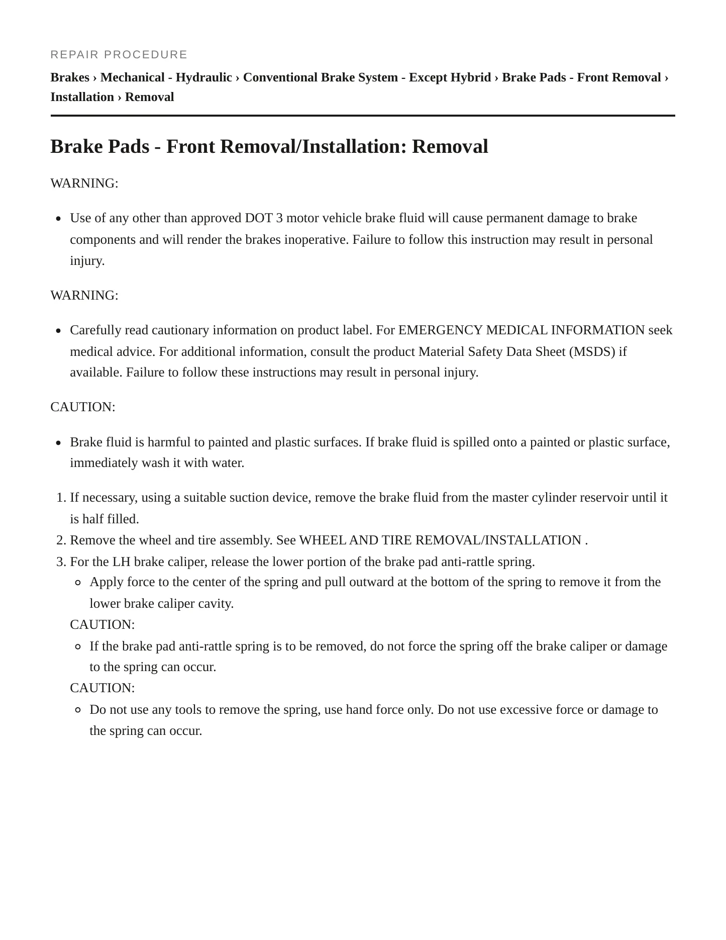 2008 Mazda Tribute Service and Repair Manual preview page 5