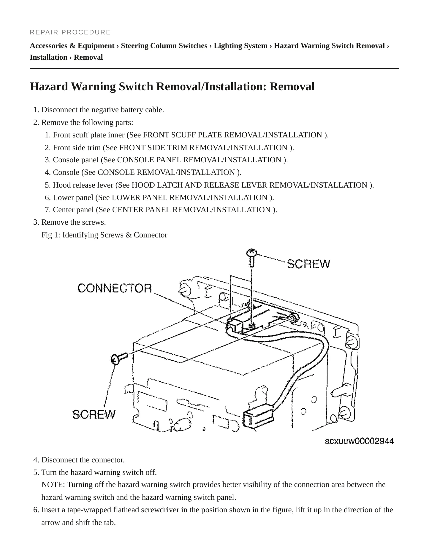 2009 Mazda CX-7 service manual page 4