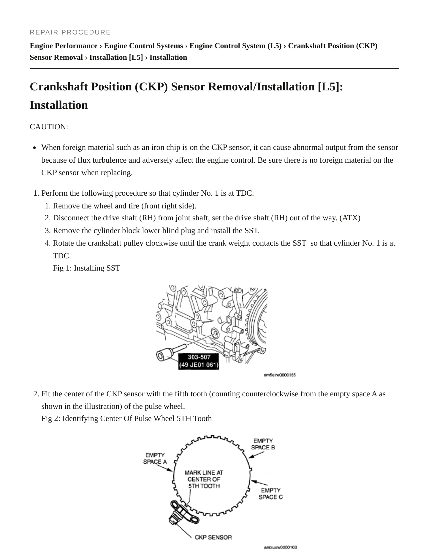 2010 Mazda 6 Service and Repair Manual preview page 5