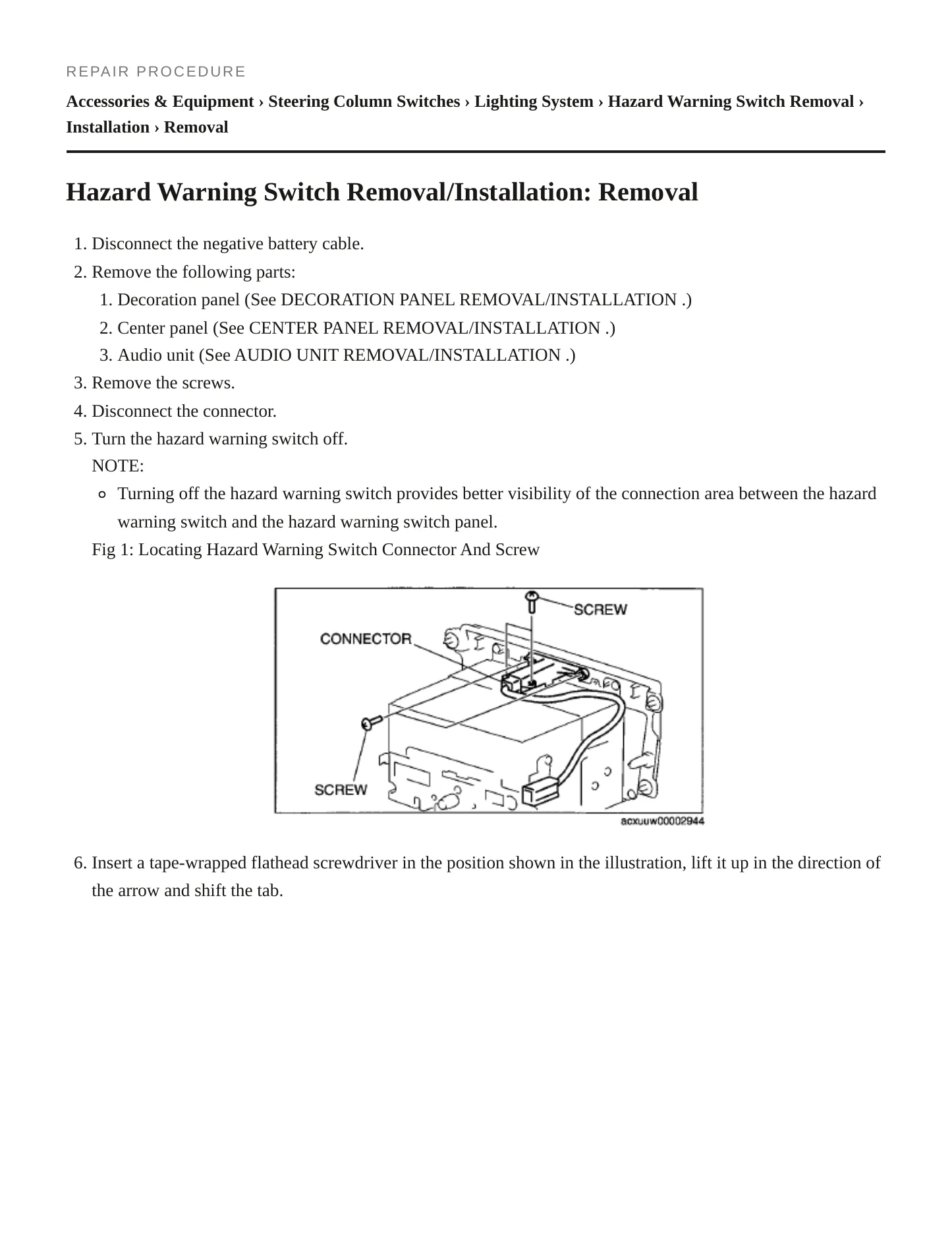 2011 Mazda CX-7 service manual page 6