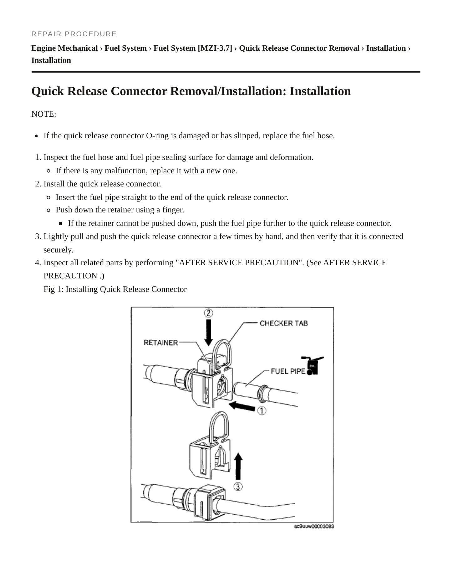 2012 Mazda CX-9 Service and Repair Manual preview page 4