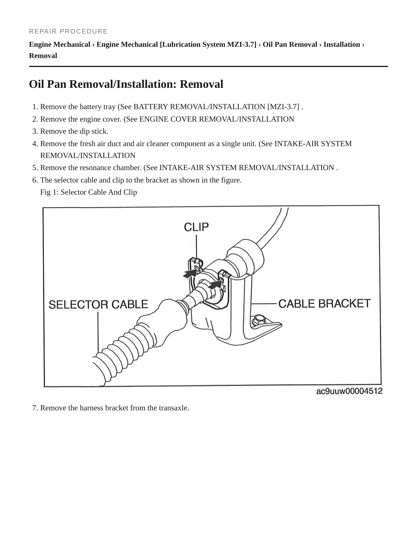 2013 Mazda CX-9 Service and Repair Manual preview page 4