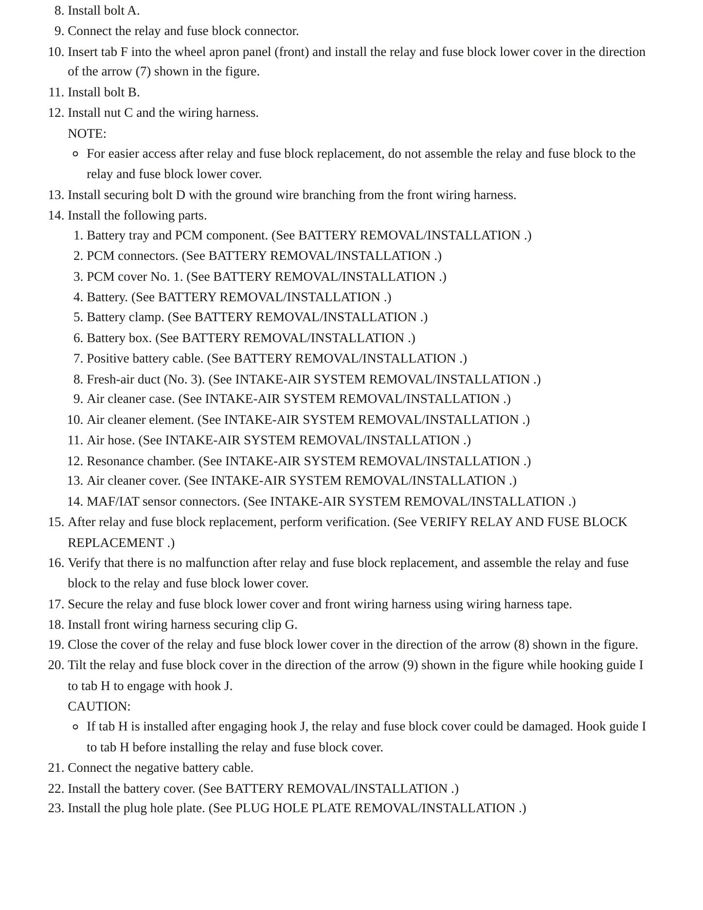 2017 Mazda 5 Service and Repair Manual preview page 8