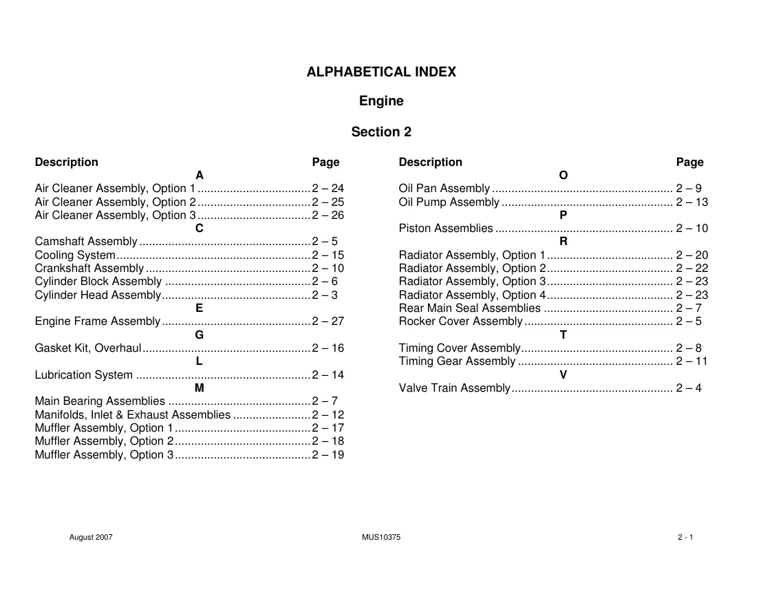 Mccormick CT Series CT28 CT36 Tractor Service & Repair Manual preview page 3