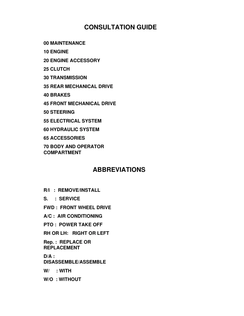 Mccormick CT Series Tractor Parts Manual preview page 3
