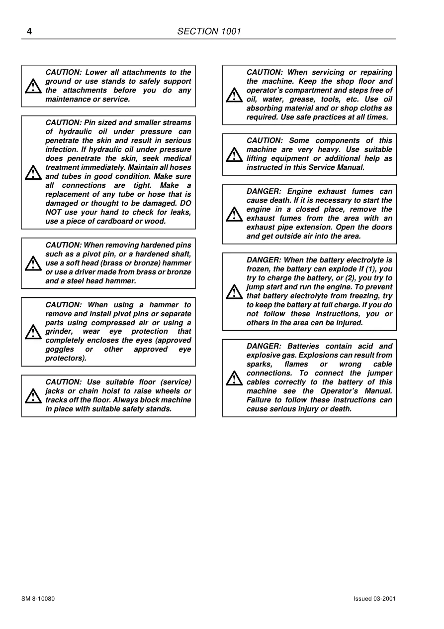 Mccormick CX75/CX85/CX95/CX105 Tractor Service & Repair Manual preview page 6