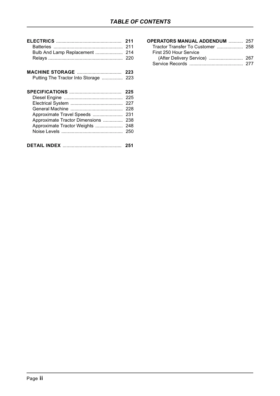 Mccormick CX75/CX85/CX95/CX105 Tractors Operator's Manual preview page 5