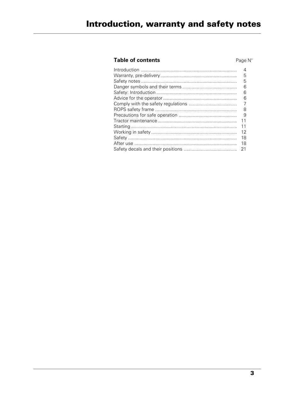 Mccormick GM40 GM45 GM50 Tractor Operation Service & Repair Manual preview page 3
