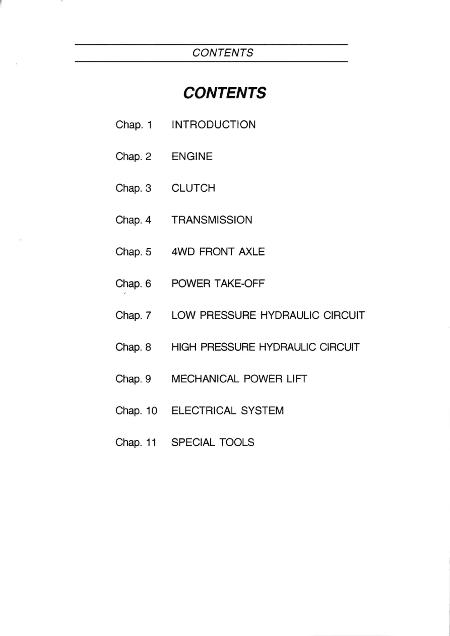 Mccormick MB 65 75 85 Series Tractor Service & Repair Manual preview page 4