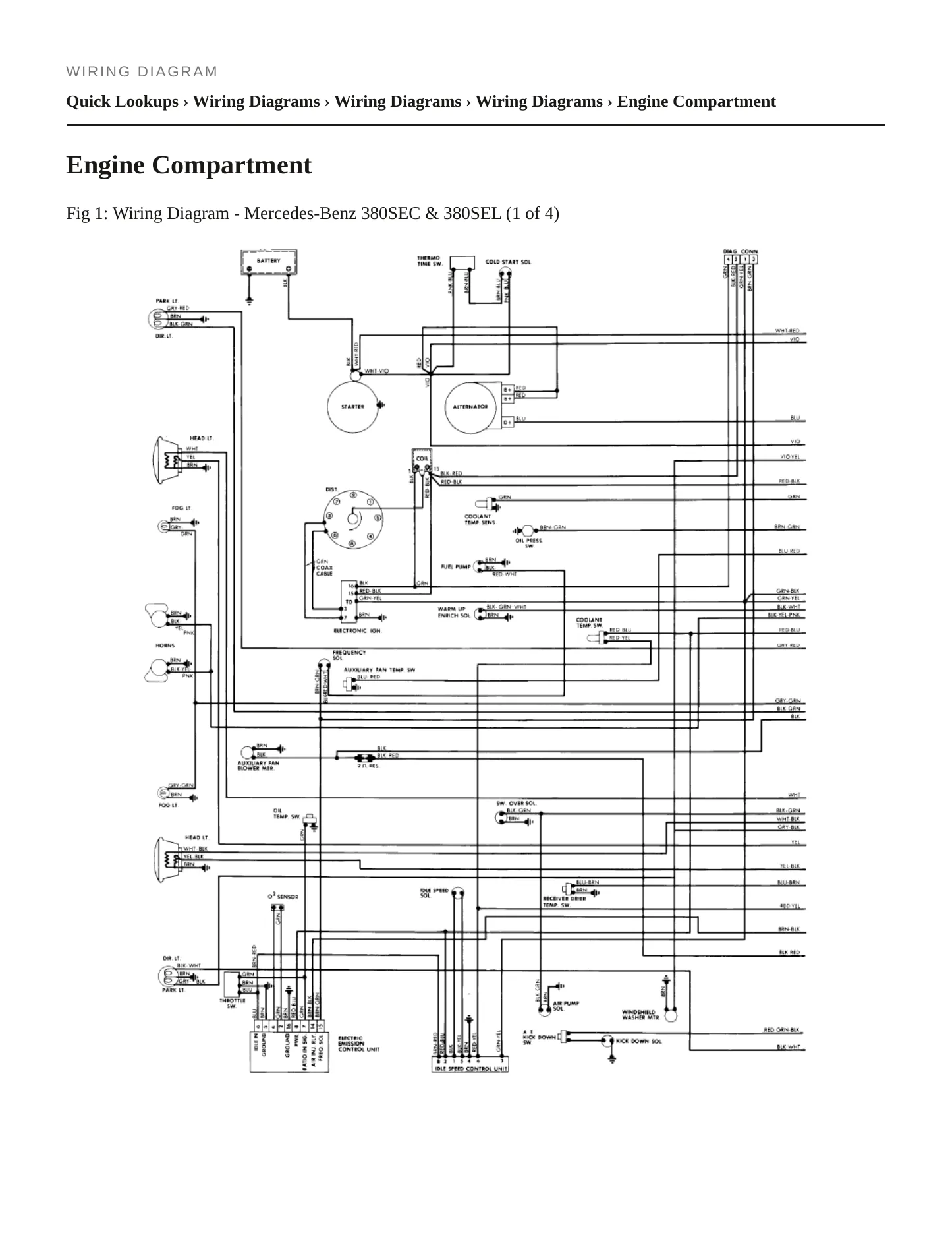 1982 Mercedes-Benz 380SEC Service and Repair Manual preview page 5