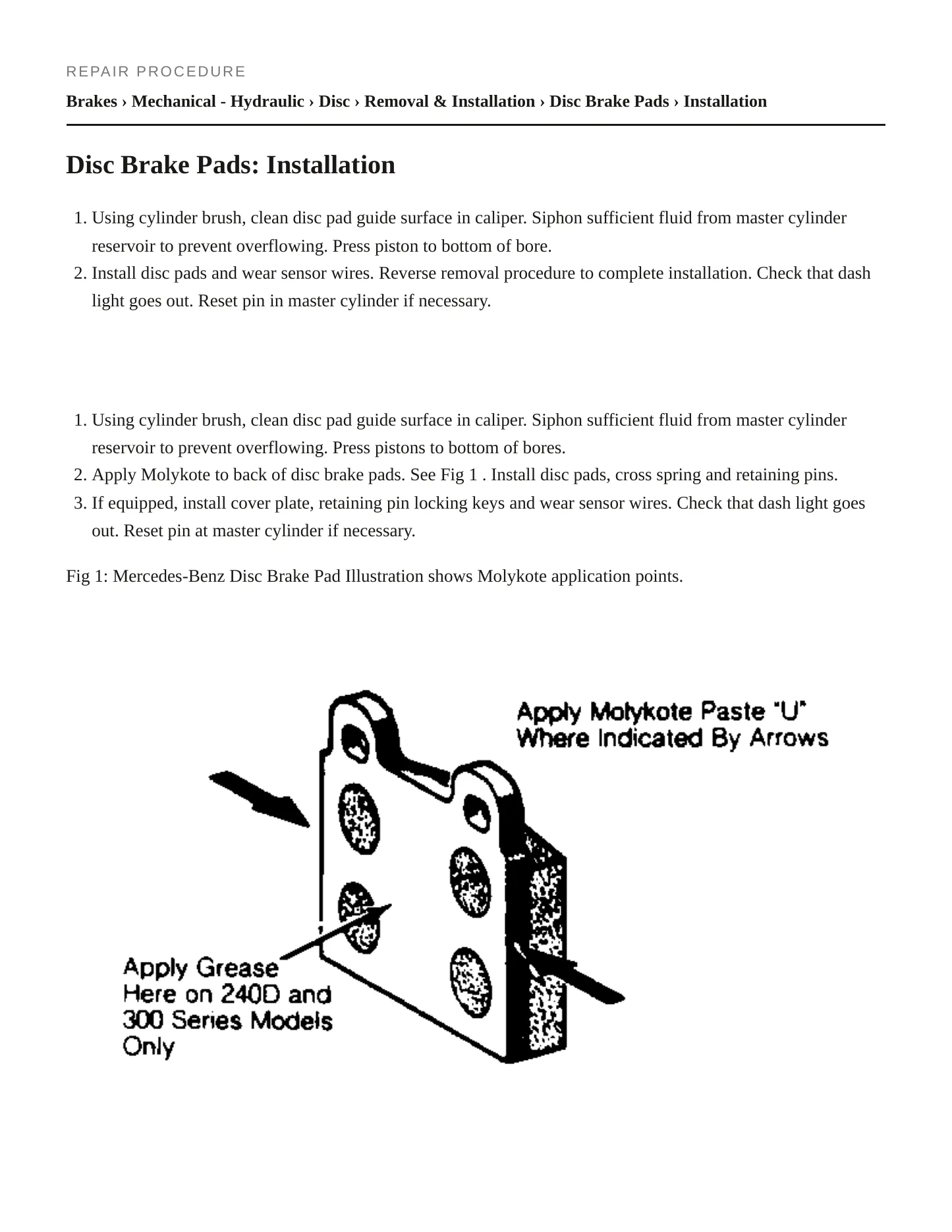 1983 Mercedes-Benz 380SEL Service and Repair Manual preview page 3