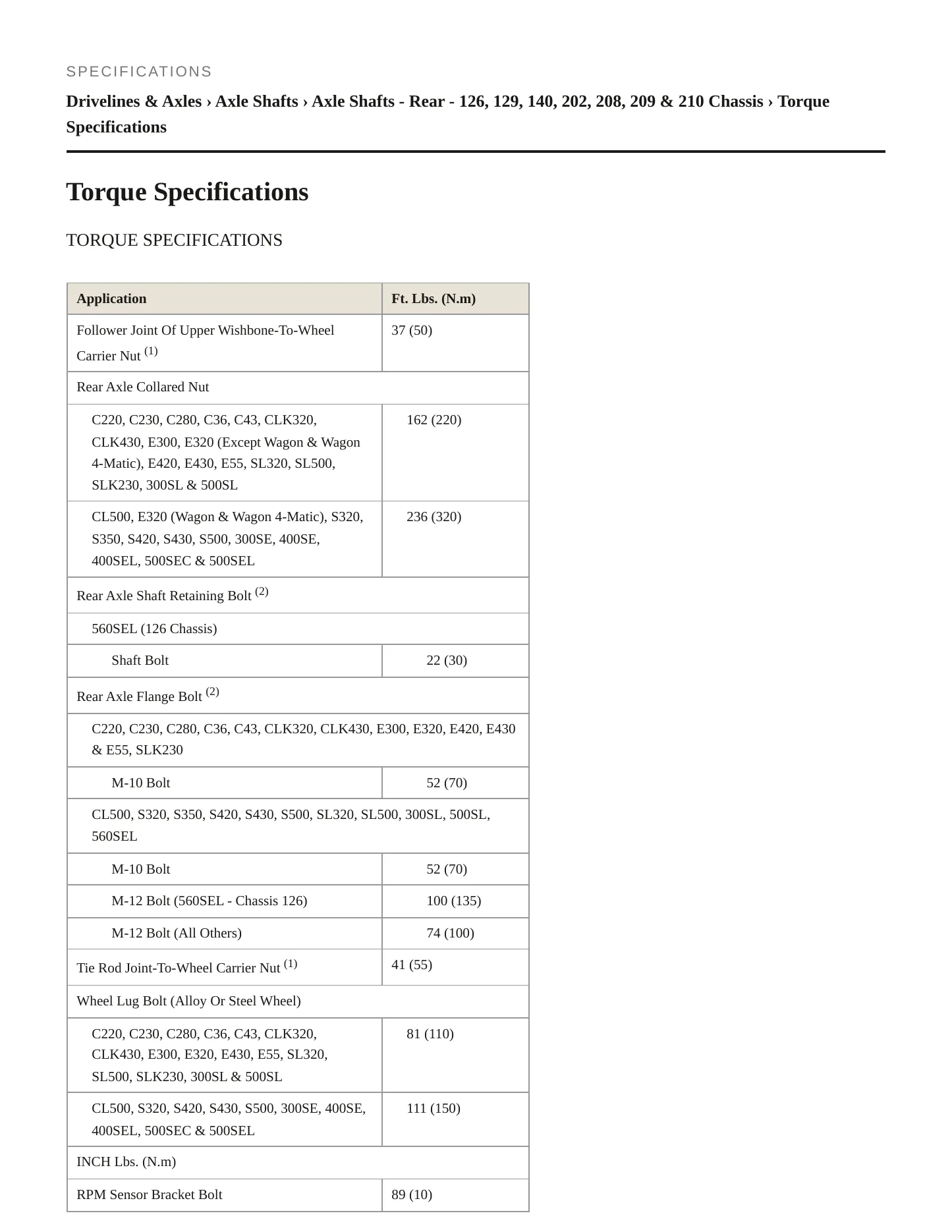 1992 Mercedes-Benz 300SL Service and Repair Manual preview page 2
