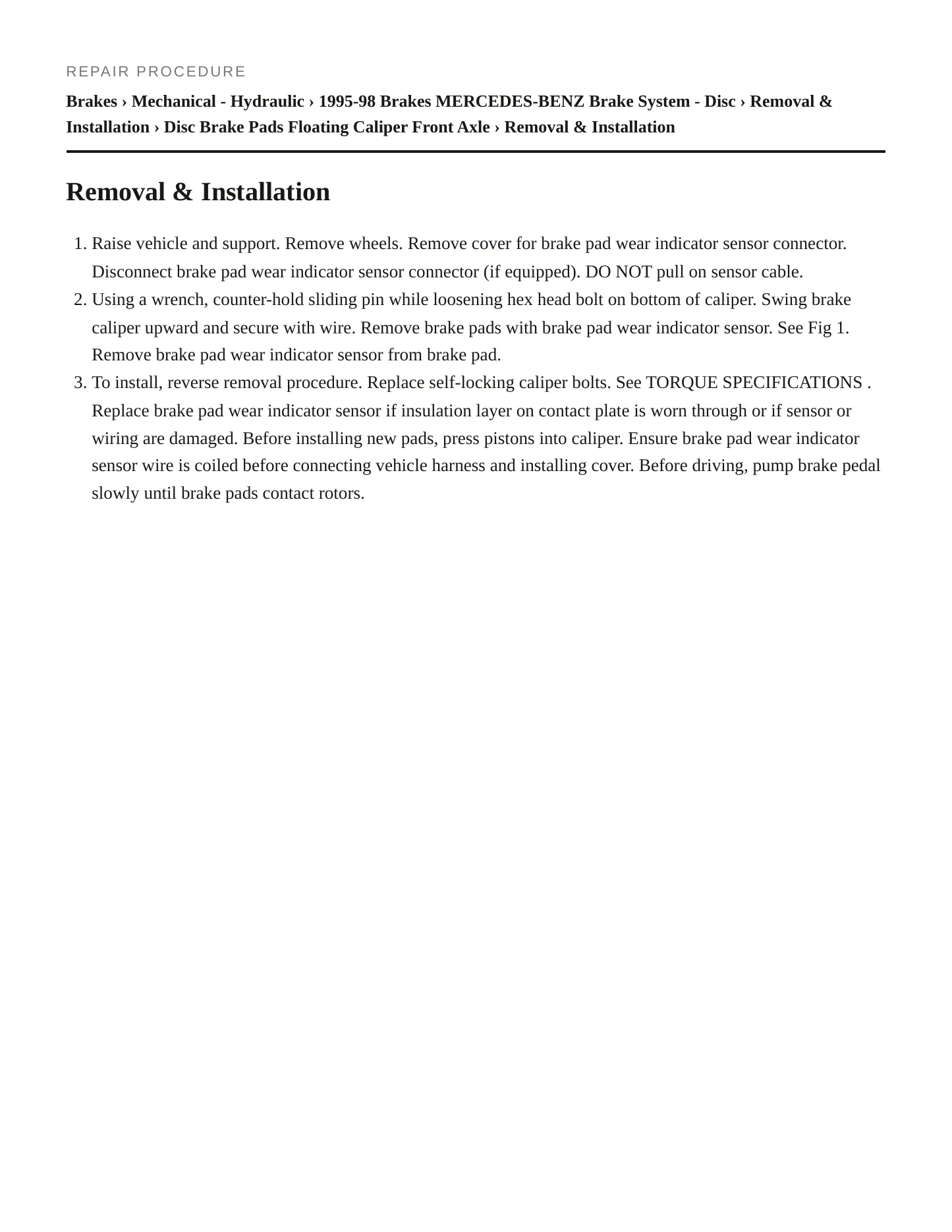 1998 Mercedes-Benz SL600 Service and Repair Manual preview page 4
