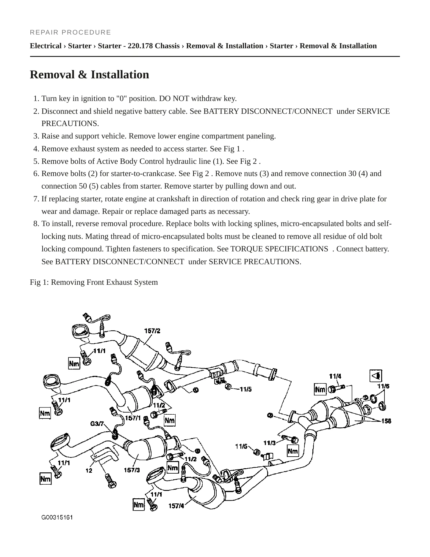 2001 Mercedes-Benz S600 Service and Repair Manual preview page 4