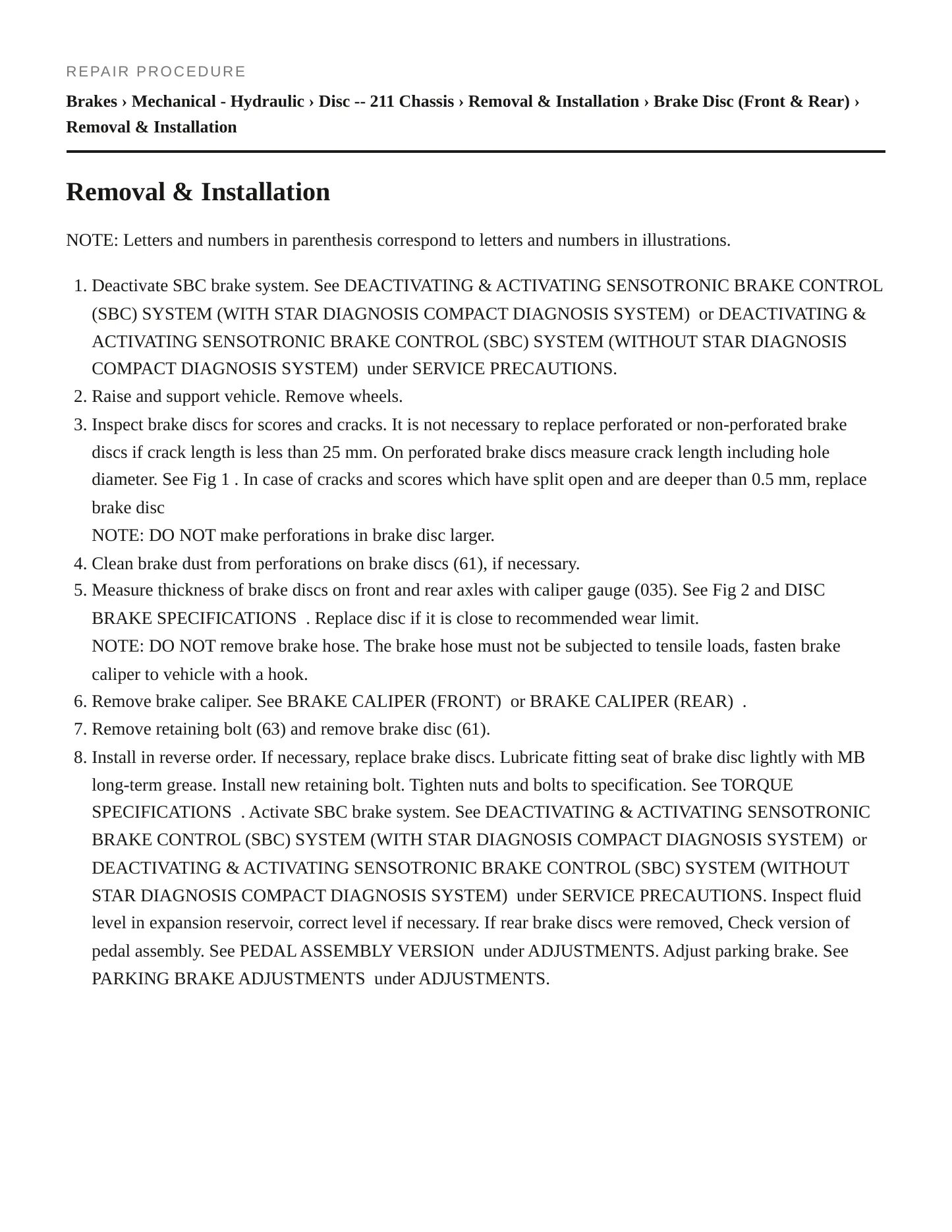 2003 Mercedes-Benz E500 Service and Repair Manual preview page 3