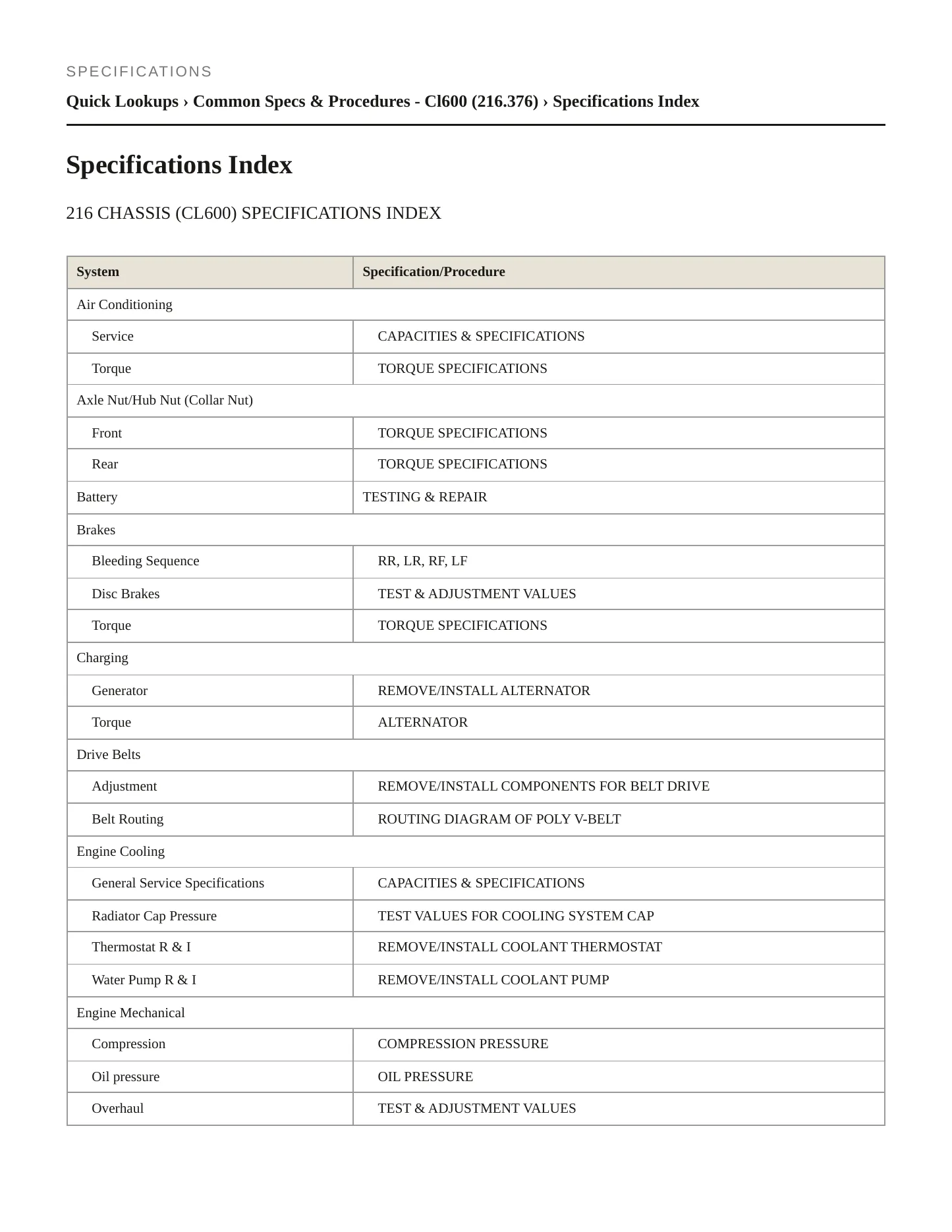 2013 Mercedes-Benz CL600 Service and Repair Manual preview page 2