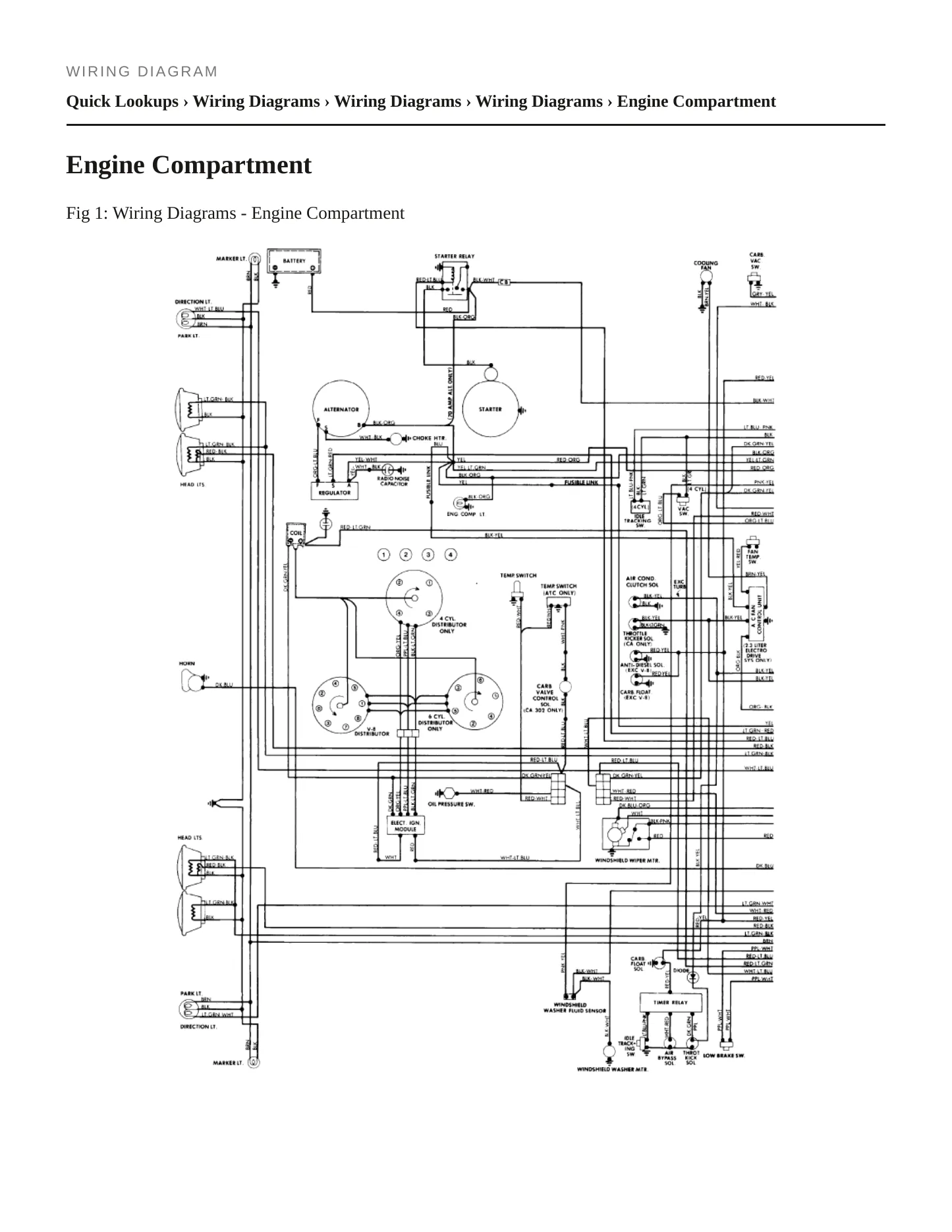 1982 Mercury Capri Service and Repair Manual preview page 7
