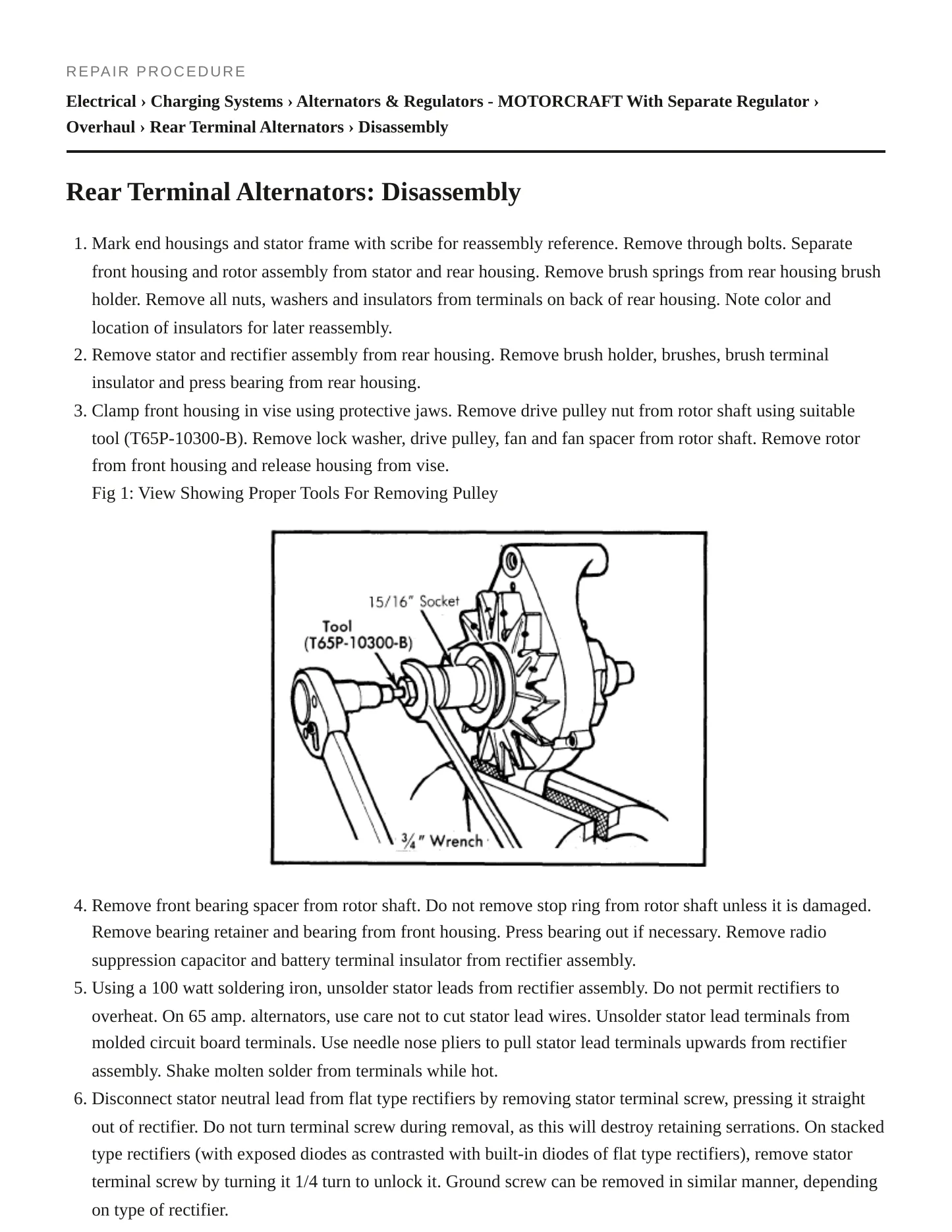 1982 Mercury Cougar service manual page 5