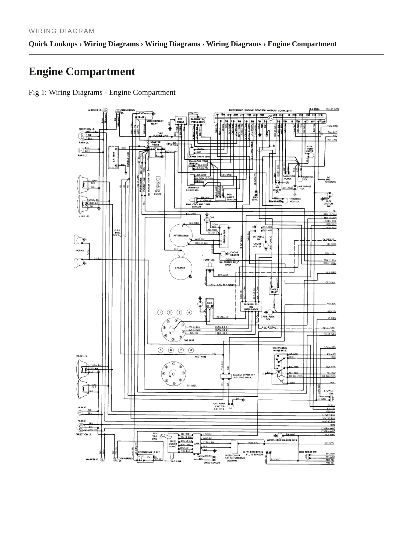 1982 Mercury Grand Marquis Service and Repair Manual preview page 7