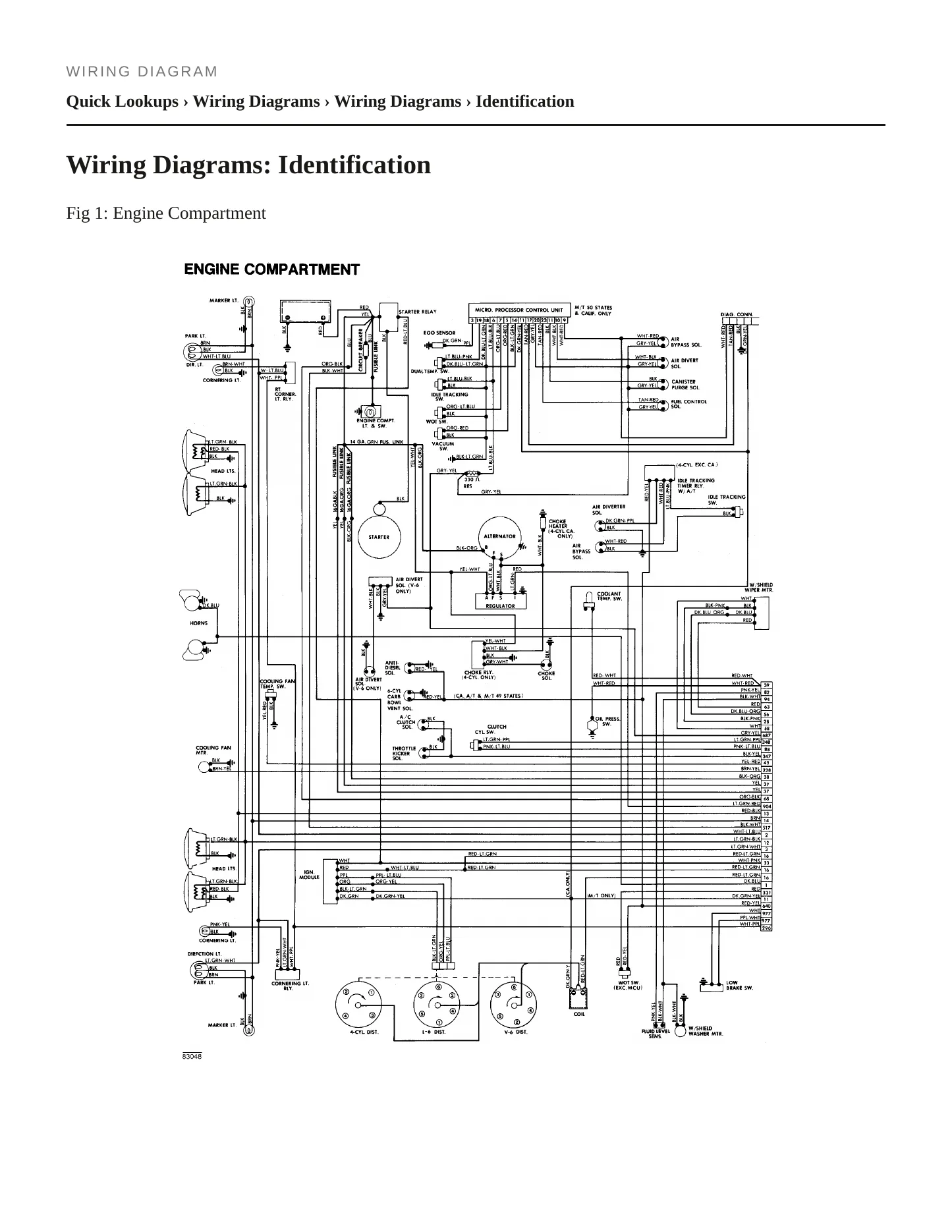 1983 Mercury Marquis service manual page 5