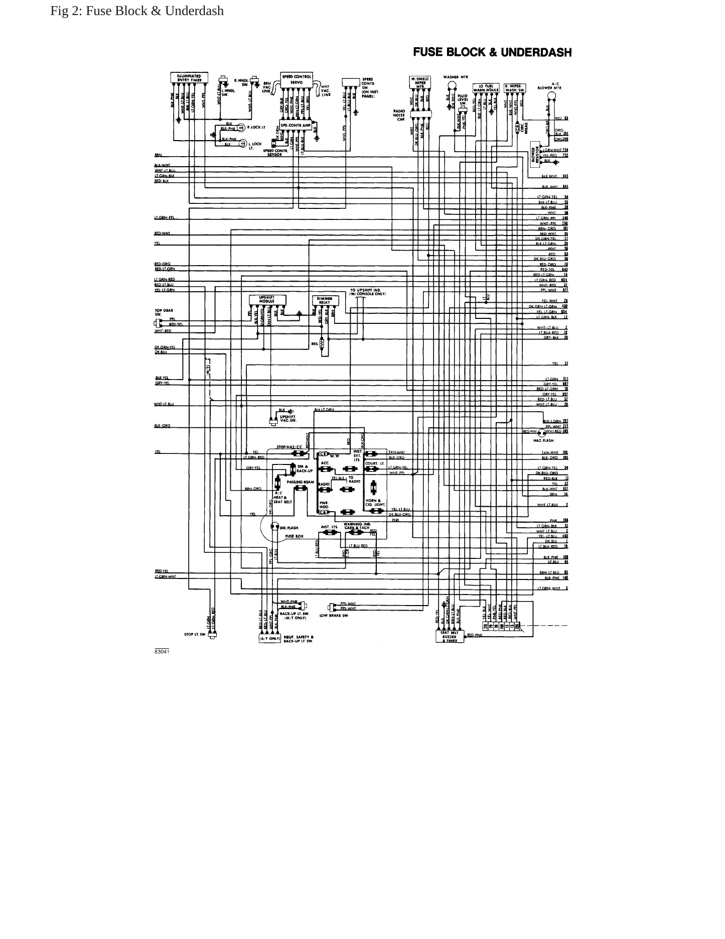 1983 Mercury Zephyr service manual page 6