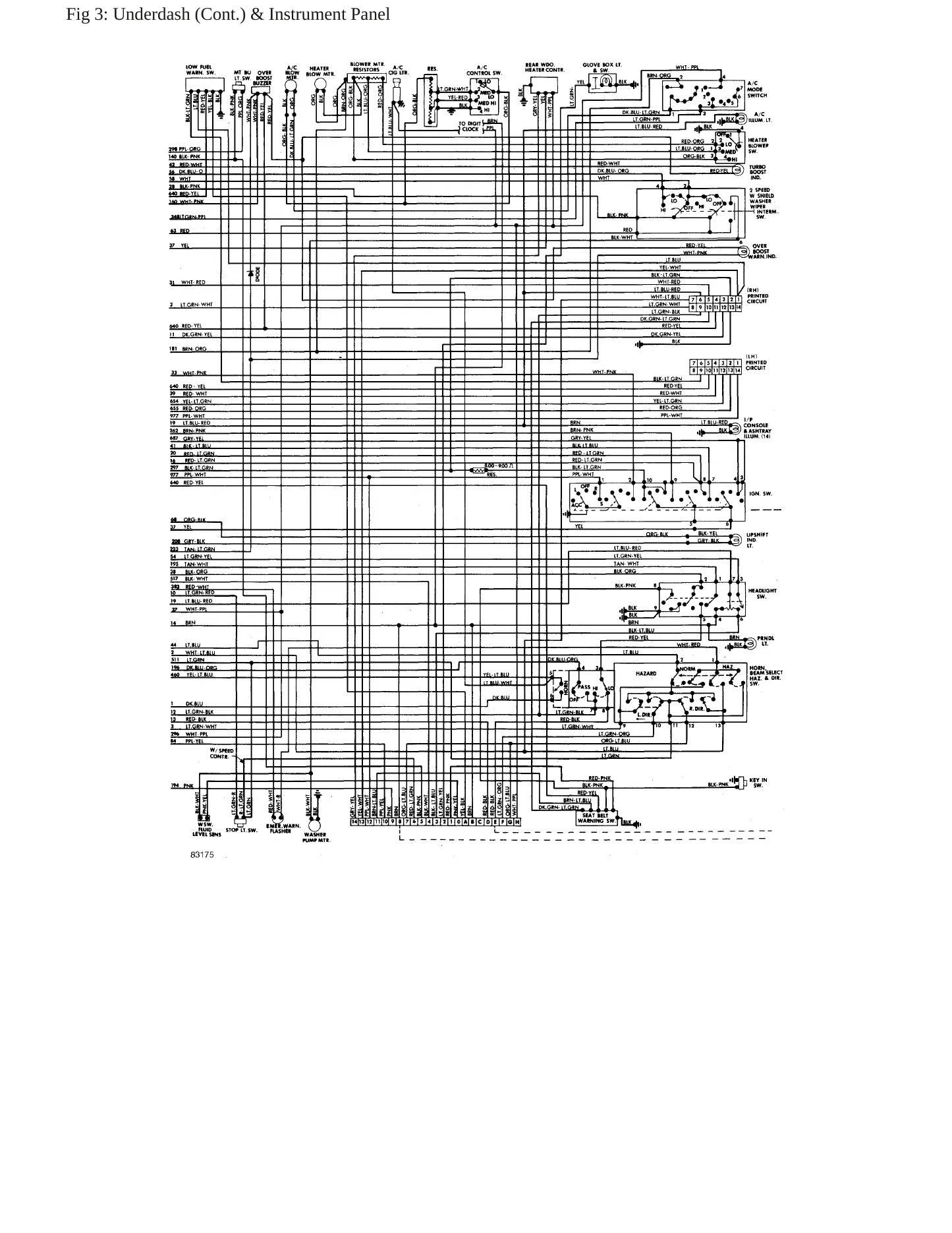 1984 Mercury Capri Service and Repair Manual preview page 7