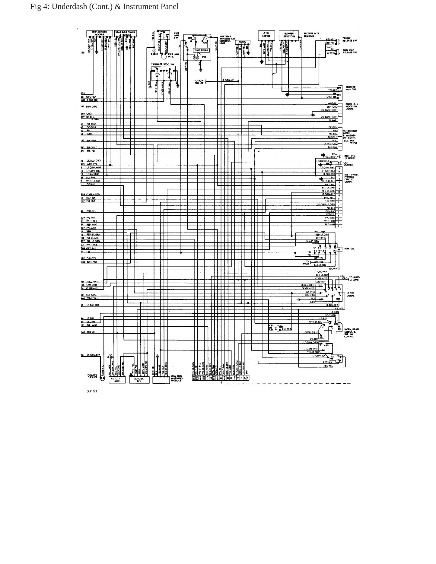 1984 Mercury Grand Marquis Service and Repair Manual preview page 8