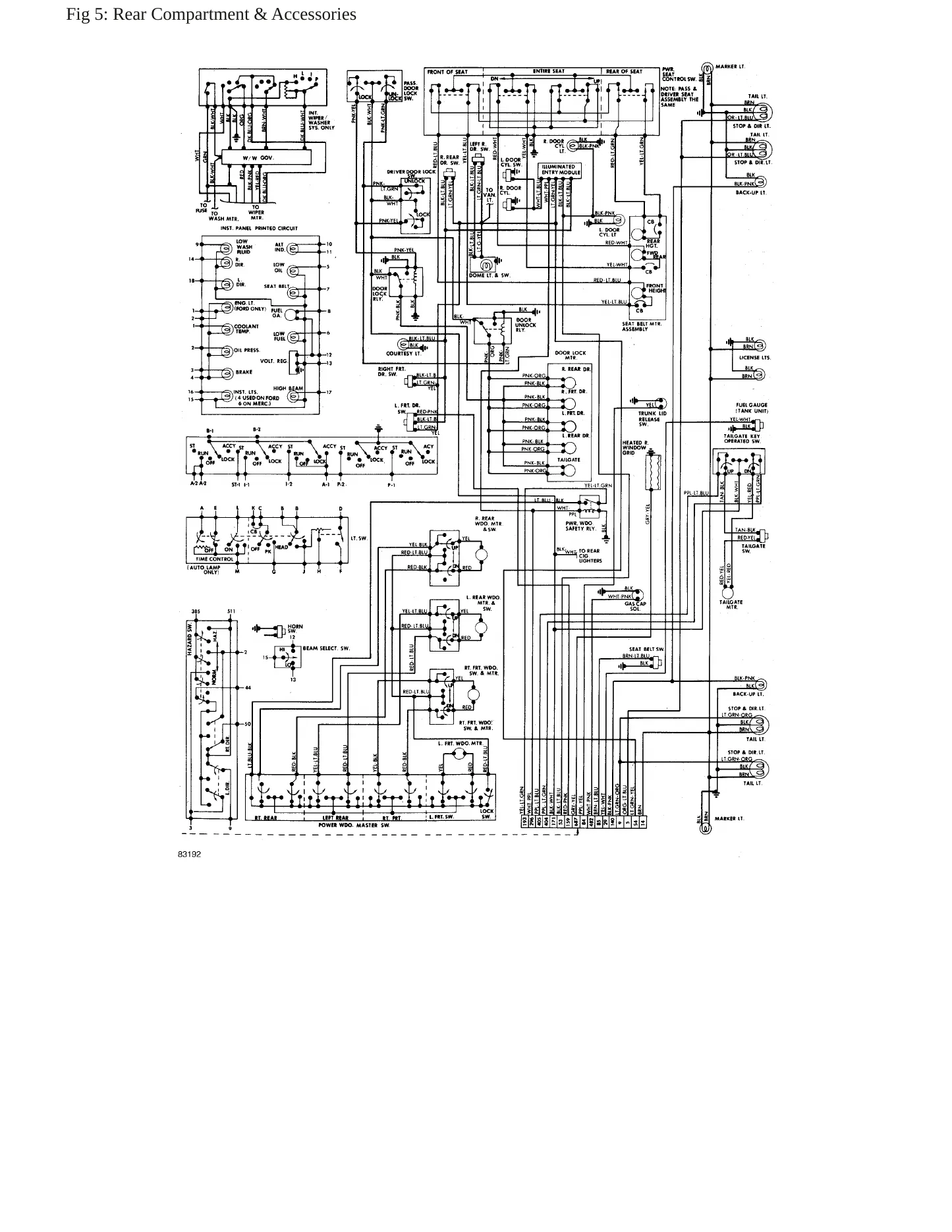 1984 Mercury Grand Marquis Service and Repair Manual preview page 9
